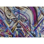 Cakapuzzle Grafiti Sokak Sanatı Yüz Görseli 1000 Parça Puzzle