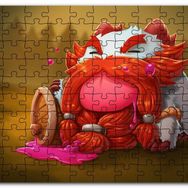 Cakapuzzle Gragas Oyunu Kahramanı Animasyon Görseli Mdf 1000 Parça Puzzle