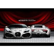 Cakapuzzle Gri Bugatti Venom Ön ve Arka Görünüş Mdf 500 Parça Puzzle