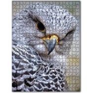 Cakapuzzle Gri Doğan Yakın Plan Ahşap 500 Parça Puzzle