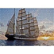 Cakapuzzle Gün Batımında Yelkenli Gemi 1000 Parça Puzzle