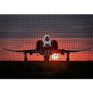 Cakapuzzle Günbatımı ve Phantom F4 120 Parça Ahşap Puzzle