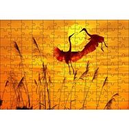 Cakapuzzle Günbatımında Balıkçılların Dansı 120 Parça Ahşap Puzzle