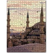 Cakapuzzle Günbatımında İstanbul Camisi ve Martılar Ahşap 1000 Parça Puzzle