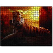 Cakapuzzle Günbatımında Kaplan 255 Parça Puzzle