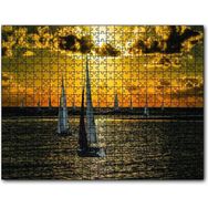 Cakapuzzle Günbatımında Yelkenliler Ahşap 255 Parça Puzzle