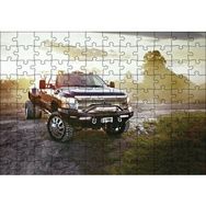 Cakapuzzle Gündoğumu ve Chevrolet Kamyonet Mdf 120 Parça Puzzle