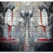 Cakapuzzle Güneş Tanrısının Kanı Derin Rüya Görseli Mdf 255 Parça Puzzle