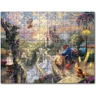 Cakapuzzle Güzel ve Çirkin Ağaçlar Aşk Gün Batımı Görseli 120 Parça Puzzle