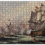 Cakapuzzle Haçlı Donanması Gemileri Mdf 255 Parça Puzzle