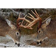 Cakapuzzle Hakimiyet Mücadelesindeki Geyikler Mdf 1000 Parça Puzzle