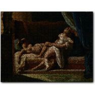 Cakapuzzle Haremde Üç Aşık Mdf 120 Parça Puzzle