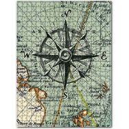 Cakapuzzle Harita Ortasında Pusula Görseli 500 Parça Puzzle