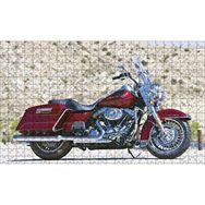 Cakapuzzle Harley Davidson Bordo Motorsiklet 120 Parça Ahşap Puzzle