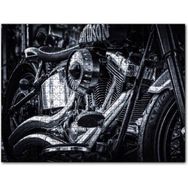 Cakapuzzle Harley Davidson Motorsiklet Silindir Siyah Beyaz 120 Parça Puzzle