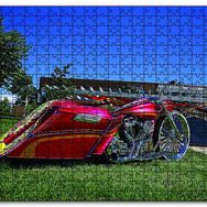 Cakapuzzle Harley Davidson Road King Görsel Mdf 120 Parça Puzzle