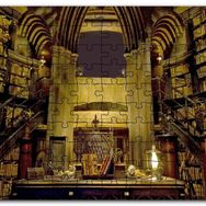 Cakapuzzle Harry Potter Kütüphane Gizli Çömlekçi Cadı Mdf 500 Parça Puzzle