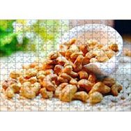 Cakapuzzle Hasır Üzerinde Kaseden Dökülen Kajular Mdf 255 Parça Puzzle