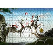 Cakapuzzle Hayaller Ülkesi Şatolar Arasındaki Köprü 120 Parça Ahşap Puzzle