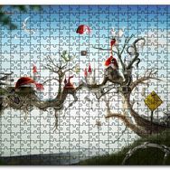 Cakapuzzle Hayaller Ülkesi Şatolar Arasındaki Köprü Mdf 120 Parça Puzzle