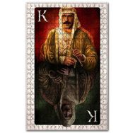 Cakapuzzle Hayelet ve Ölüm İskambil Kartları Görseli Ahşap 1000 Parça Puzzle