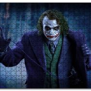 Cakapuzzle Heath Ledger Joker Ceket Aksesuarı Pimi Görseli Mdf 120 Parça Puzzle