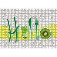 Cakapuzzle Hello Foods Ahşap 1000 Parça Puzzle