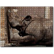 Cakapuzzle Hint Gergedanı Mdf 500 Parça Puzzle