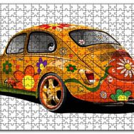 Cakapuzzle Hippi Tosbağa Mdf 120 Parça Puzzle
