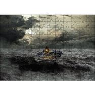 Cakapuzzle Hırçin Deniz Tekne Bulutlar Mdf 120 Parça Puzzle
