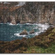 Cakapuzzle Hırçın Deniz ve Koyun Sonunda Kayalıklar Mdf 120 Parça Puzzle