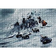 Cakapuzzle Hızlı ve Öfkeli 8 Denizaltı ve Yarış Arabaları 500 Parça Puzzle