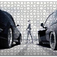 Cakapuzzle Hızlı ve Öfkeli Drag Başlıyor Görsel Mdf 1000 Parça Puzzle