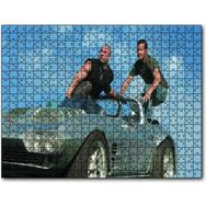 Cakapuzzle Hızlı ve Öfkeli Paul Walker ve Vin Diesel Mdf 120 Parça Puzzle