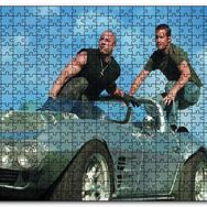 Cakapuzzle Hızlı ve Öfkeli Paul Walker ve Vin Diesel Mdf 500 Parça Puzzle