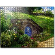 Cakapuzzle Hobbit Evi ve Bahçesi 255 Parça Puzzle