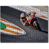 Cakapuzzle Honda Repsol Turuncu Kırmızı Motorsiklet Mdf 120 Parça Puzzle