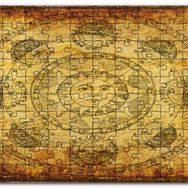 Cakapuzzle Horoscope Güneş Gezegenler Açılar Görseli Mdf 500 Parça Puzzle