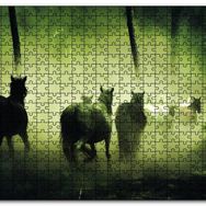 Cakapuzzle Horses Mdf 120 Parça Puzzle