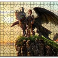 Cakapuzzle How To Train Your Dragon Film Görseli Mdf 1000 Parça Puzzle