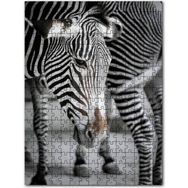 Cakapuzzle Hüzünlü Zebra ve Burnundaki Leke Mdf 1000 Parça Puzzle