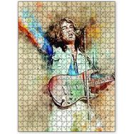 Cakapuzzle Ian Gillan Sahnede Çizim Görseli Ahşap 255 Parça Puzzle