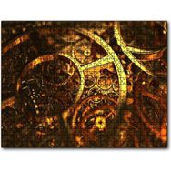 Cakapuzzle Içiçe Altın Çarklar 255 Parça Yapboz Mdf Puzzle