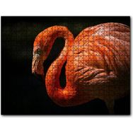 Cakapuzzle Ihtiyar Flamingo Karanlık Arkaplan 1000 Parça Yapboz Mdf Puzzle
