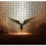 Cakapuzzle Ikarus Kanatlı Şövalye ve Ordular Mdf 500 Parça Puzzle