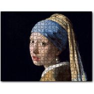 Cakapuzzle İnci Küpeli Kız Yağlıboya Resim Ahşap 500 Parça Puzzle
