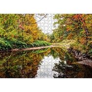 Cakapuzzle İngiltere Baker Nehri Sonbahar Renkleri 120 Parça Ahşap Puzzle