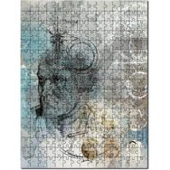 Cakapuzzle İnsan Figürü Bilimsel Çalışma Görseli 120 Parça Ahşap Puzzle