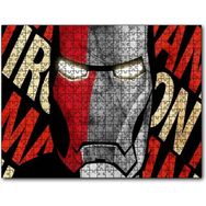 Cakapuzzle Iron Man Yakın Plan Illüstrasyon 1000 Parça Puzzle