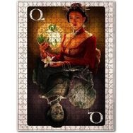 Cakapuzzle Iskambil Kağıdı Kadın Ölüm Hayelet Görseli 120 Parça Puzzle